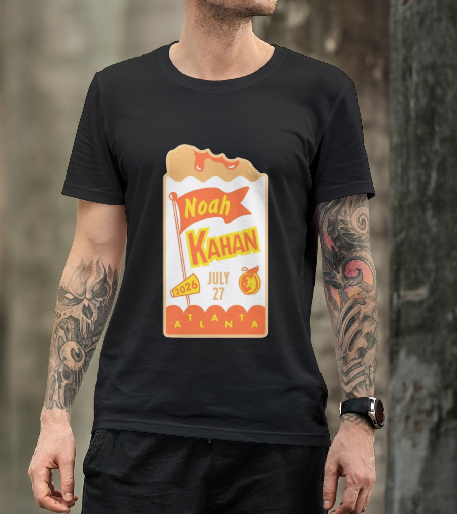 Noah Kahan Atlanta July 27 2026 Event T-Shirt