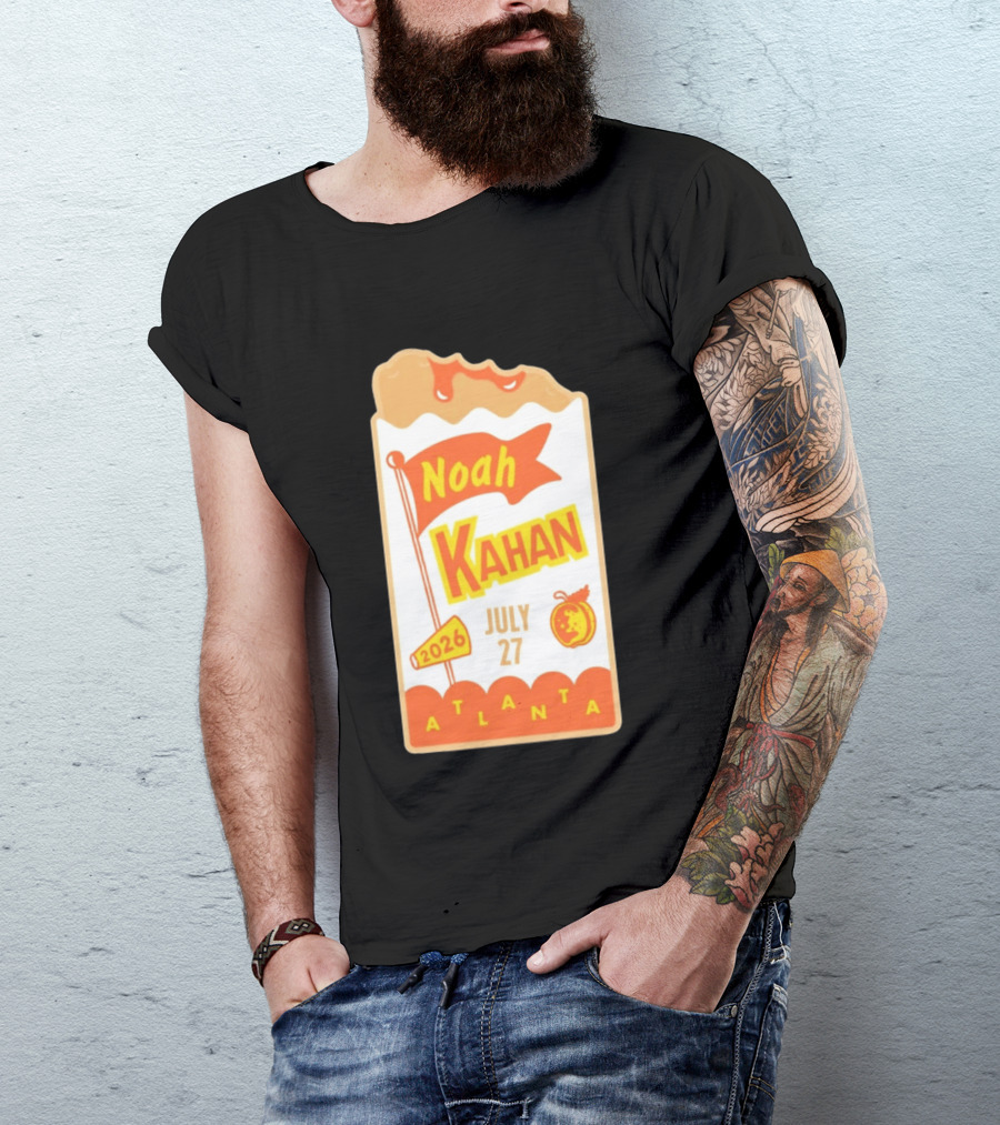 Noah Kahan Atlanta July 27 2026 Event T-Shirt