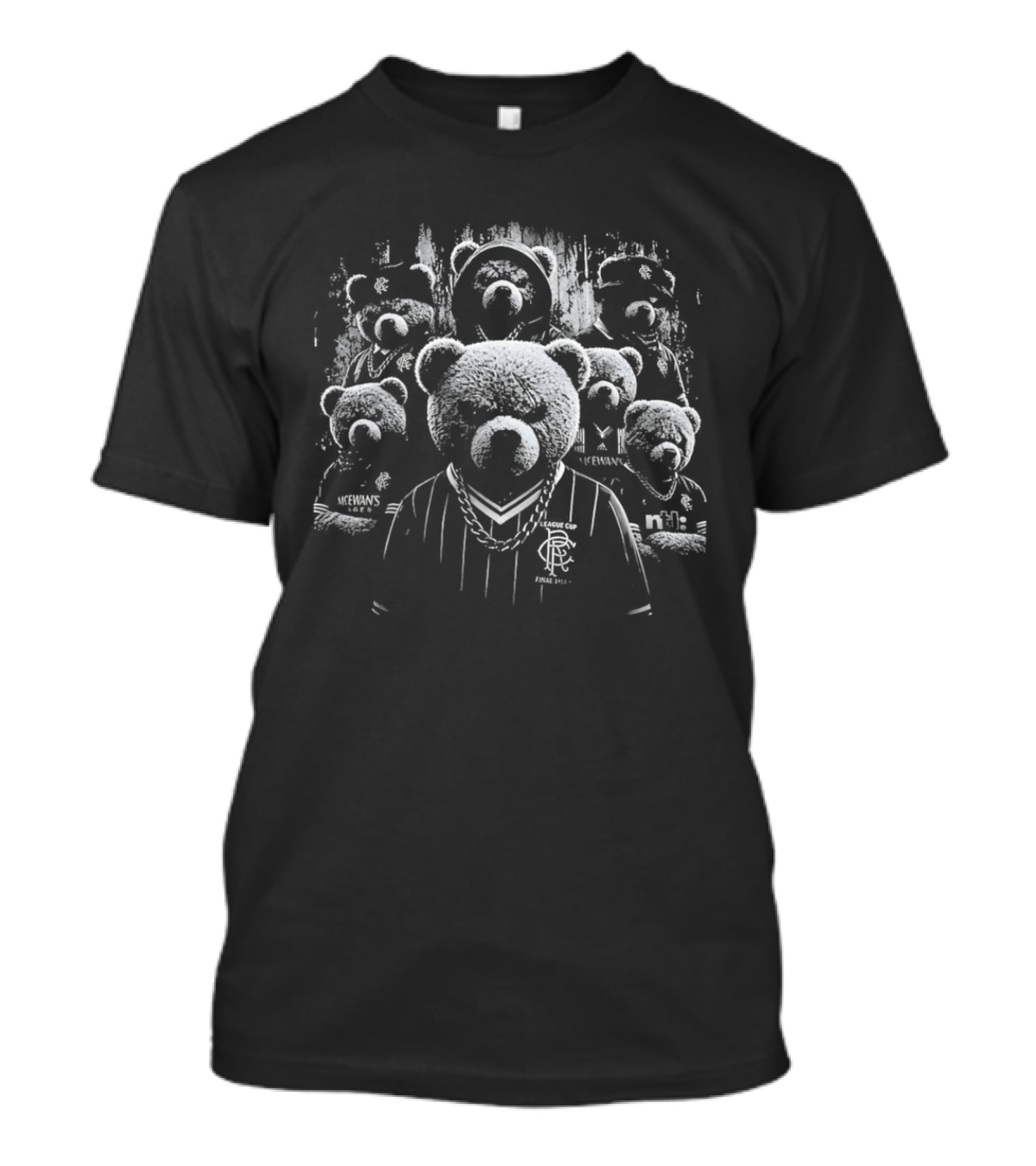 Rangers Gangster Teddy Bears Football Team T-Shirt