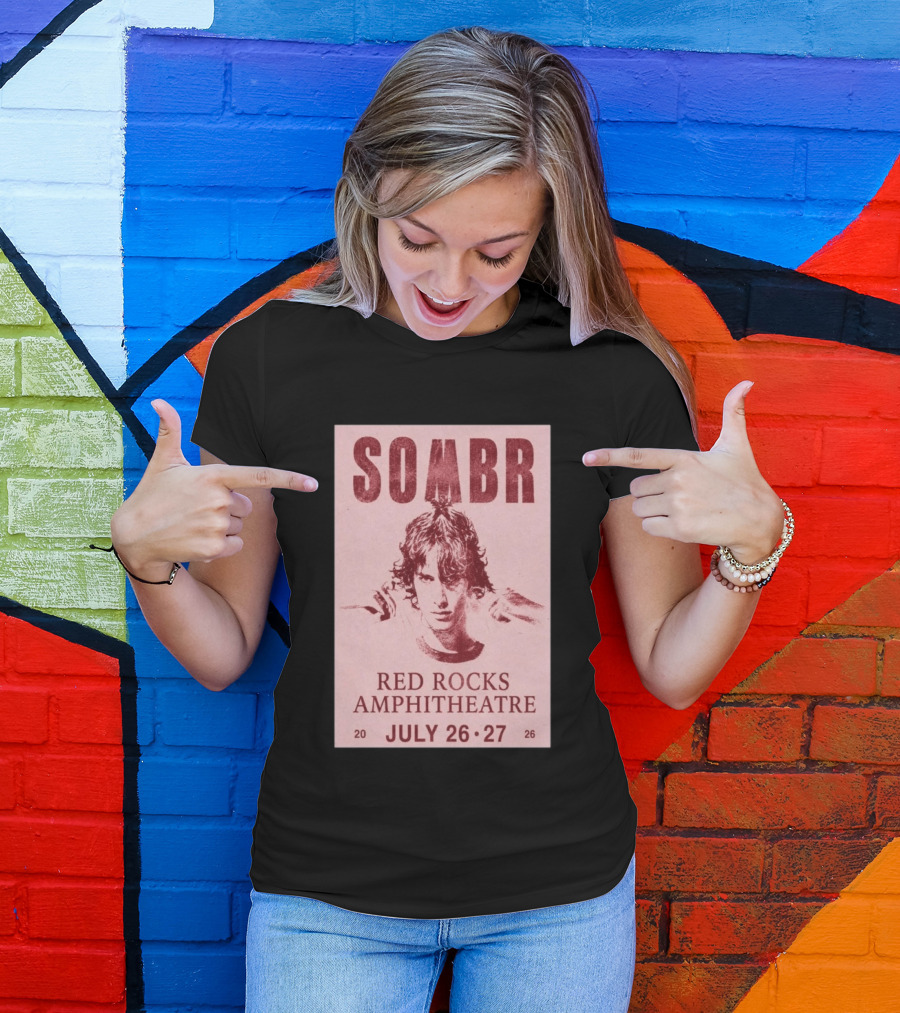 SOMBR Red Rocks Amphitheatre July 26 27 2026 T-Shirt