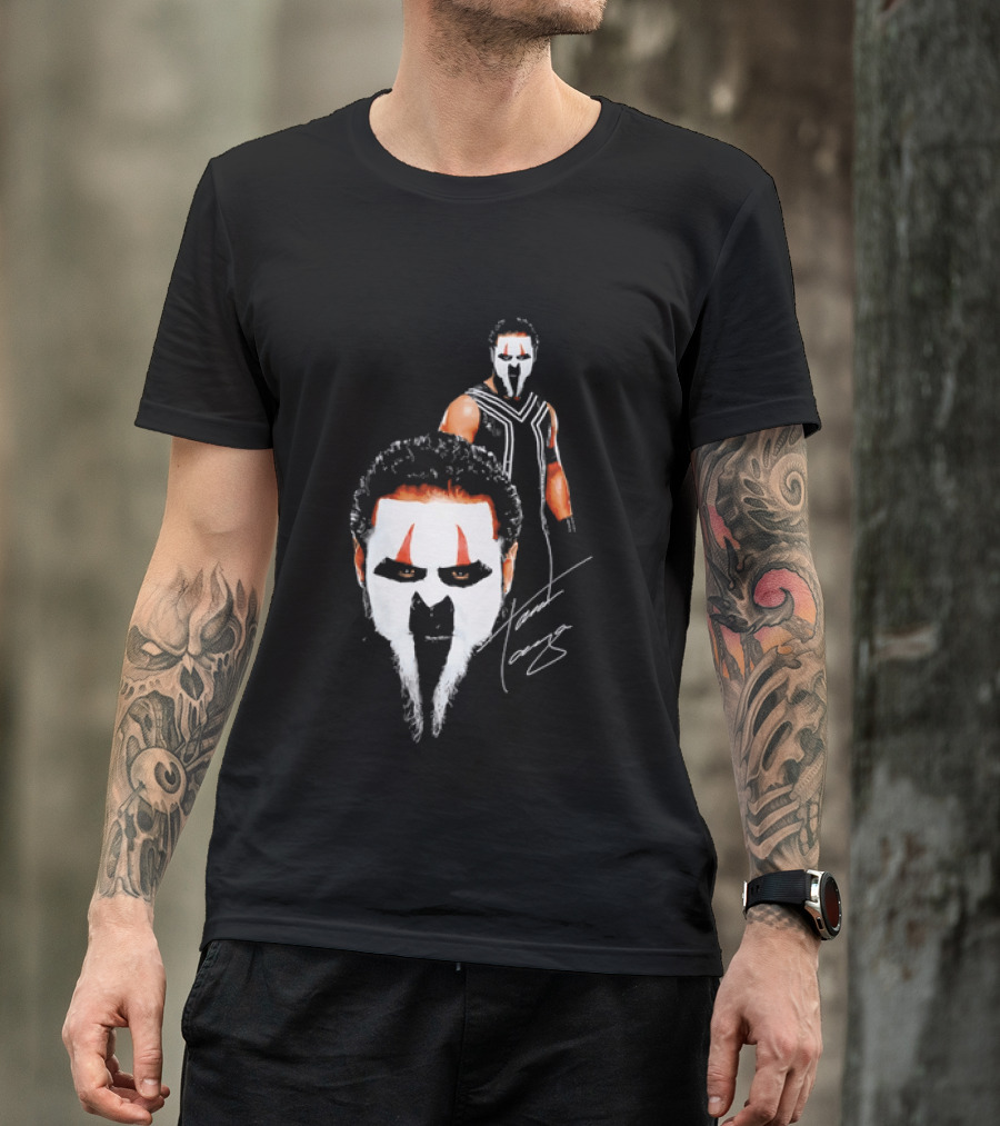 Tama Tonga Face Paint Mask Wrestler Signature T-Shirt