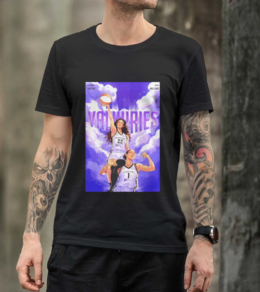 Veronica Burton Gabby Williams Golden State Valkyries Basketball Future T-Shirt