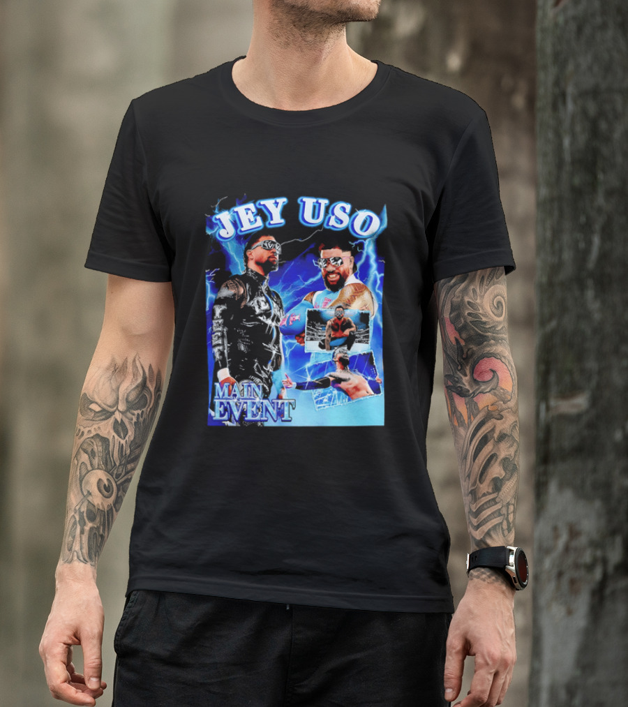Jey Uso Main Event Yeet Energy Wrestling Highlights T-Shirt