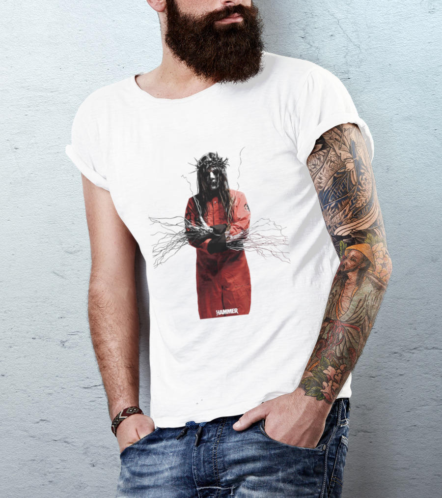 Hammer Joey Jordison Slipknot Red Jumpsuit Roots T-Shirt