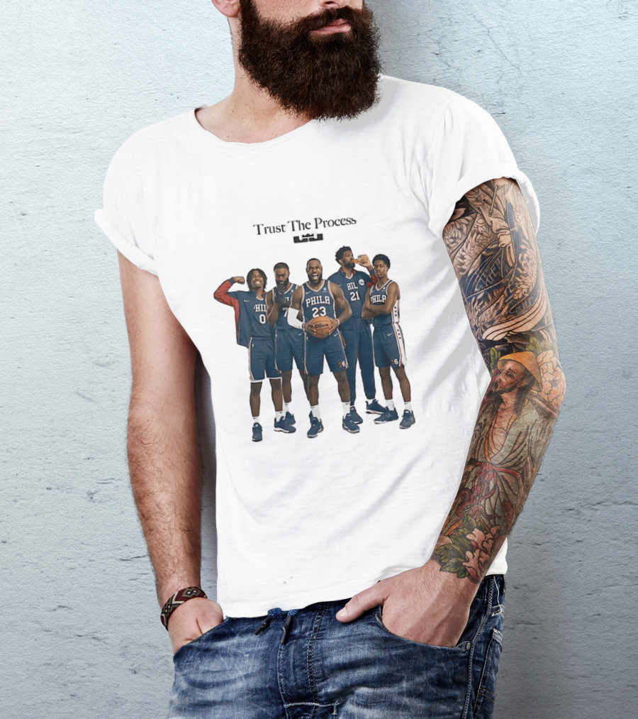 Trust The Process Philly Basketball Team Players T-Shirt