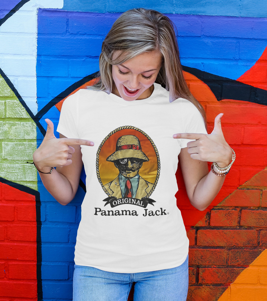 Original Panama Jack Man With Hat And Monocle T-Shirt