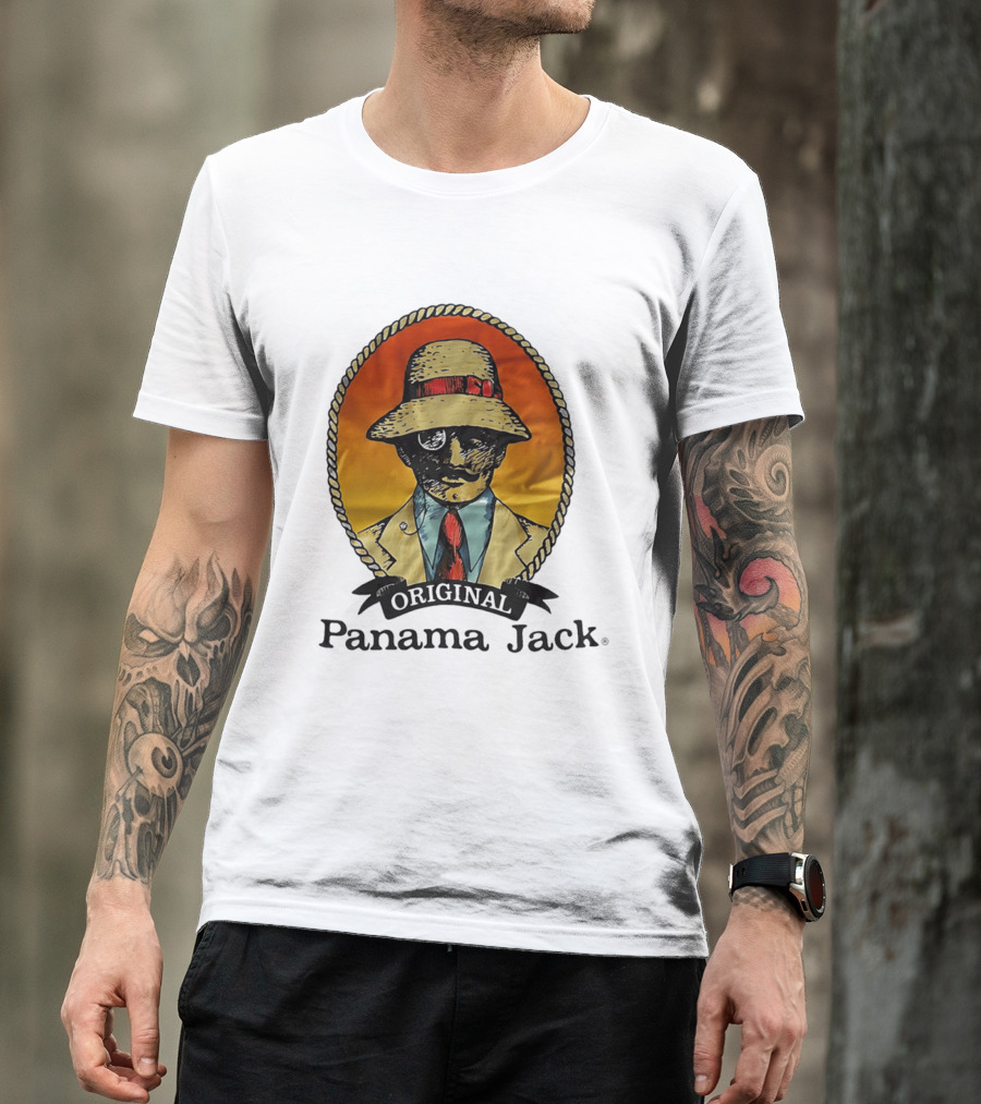Original Panama Jack Man With Hat And Monocle T-Shirt