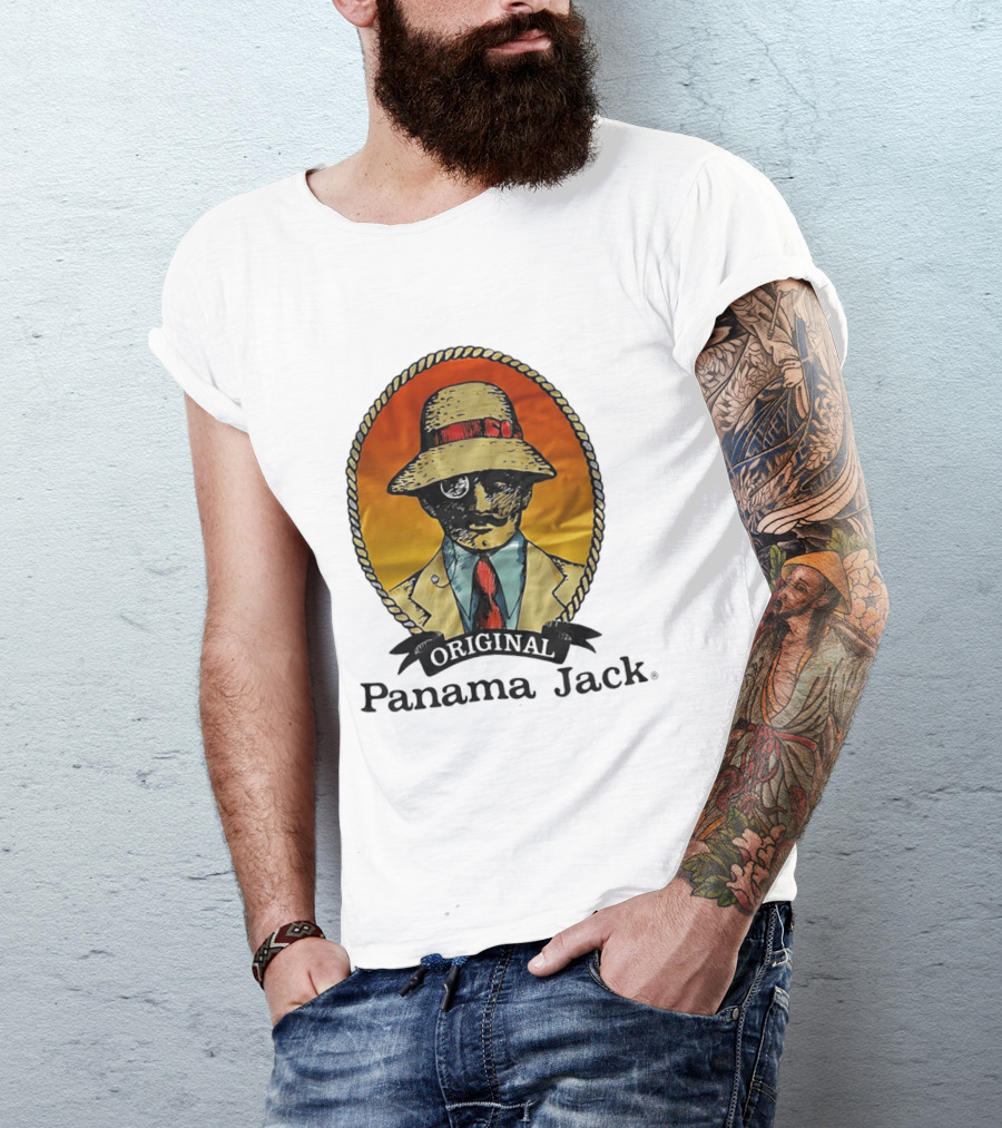 Original Panama Jack Man With Hat And Monocle T-Shirt