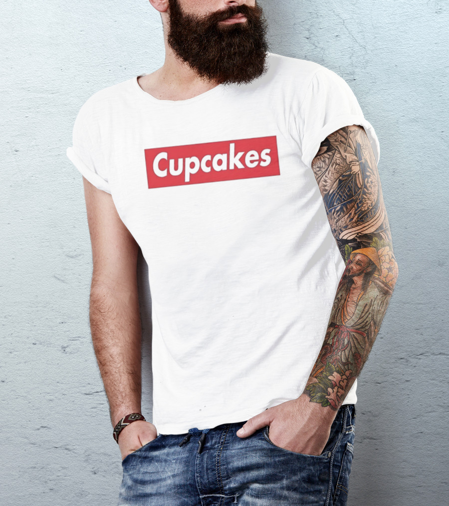 Treat Yourself To Delicious Cupcakes Red Box T-Shirt