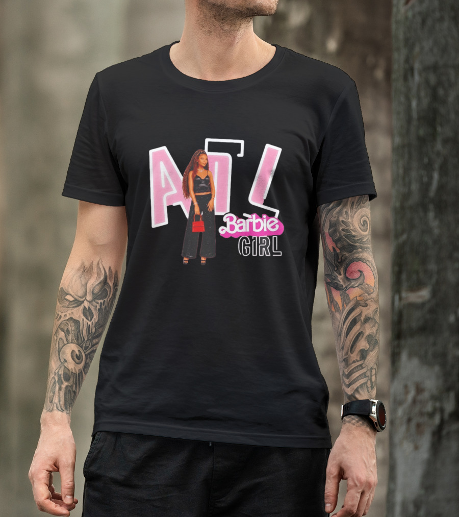 Barbie Girl ATL Angel Reese Atlanta Dream Basketball WNBA 2026 T-Shirt