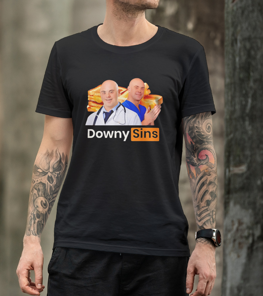 DownySins Meme Parody With Toast T-Shirt