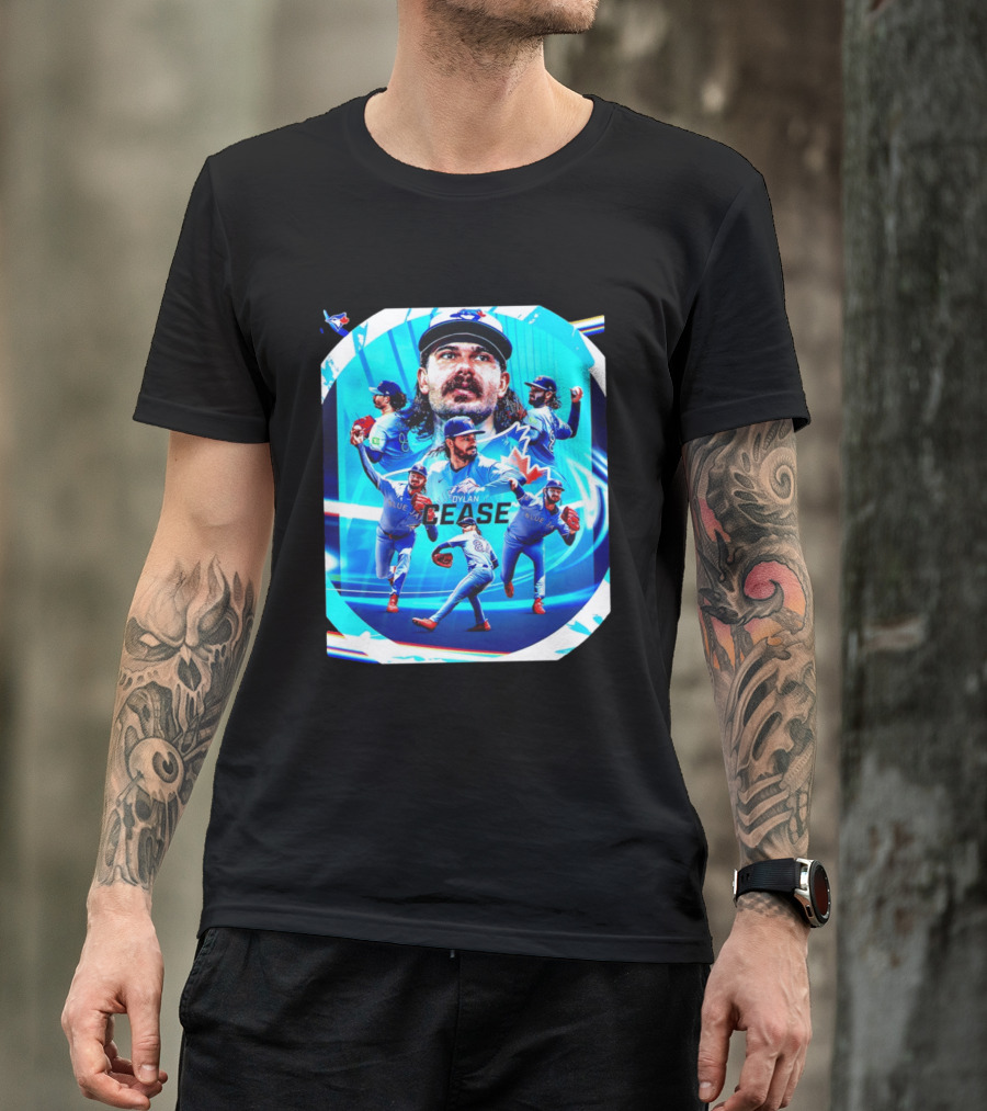 Dylan Cease No 84 Toronto Blue Jays Collage Sports Memorabilia T-Shirt