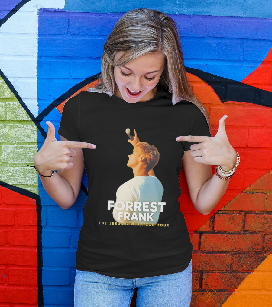 Forrest Frank The Jesus Generation Tour Microphone Pose T-Shirt