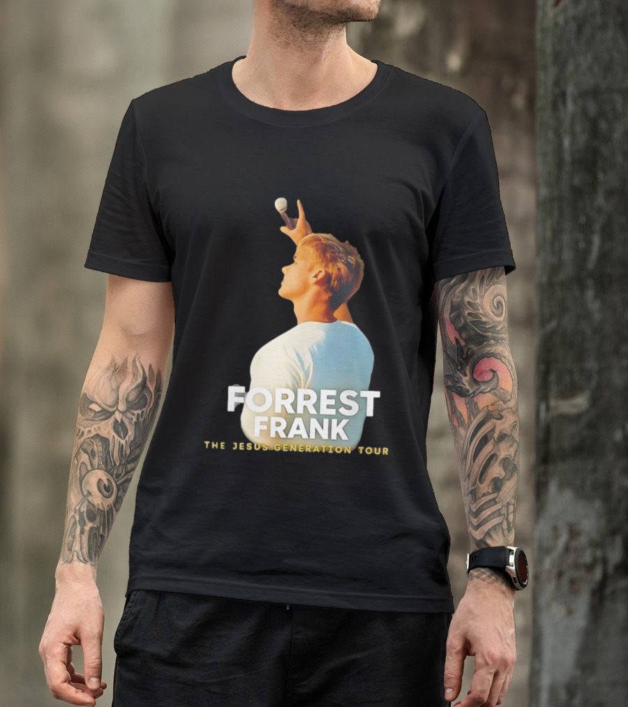 Forrest Frank The Jesus Generation Tour Microphone Pose T-Shirt