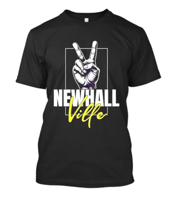 Newhall Ville Peace Gesture Hand T-Shirt