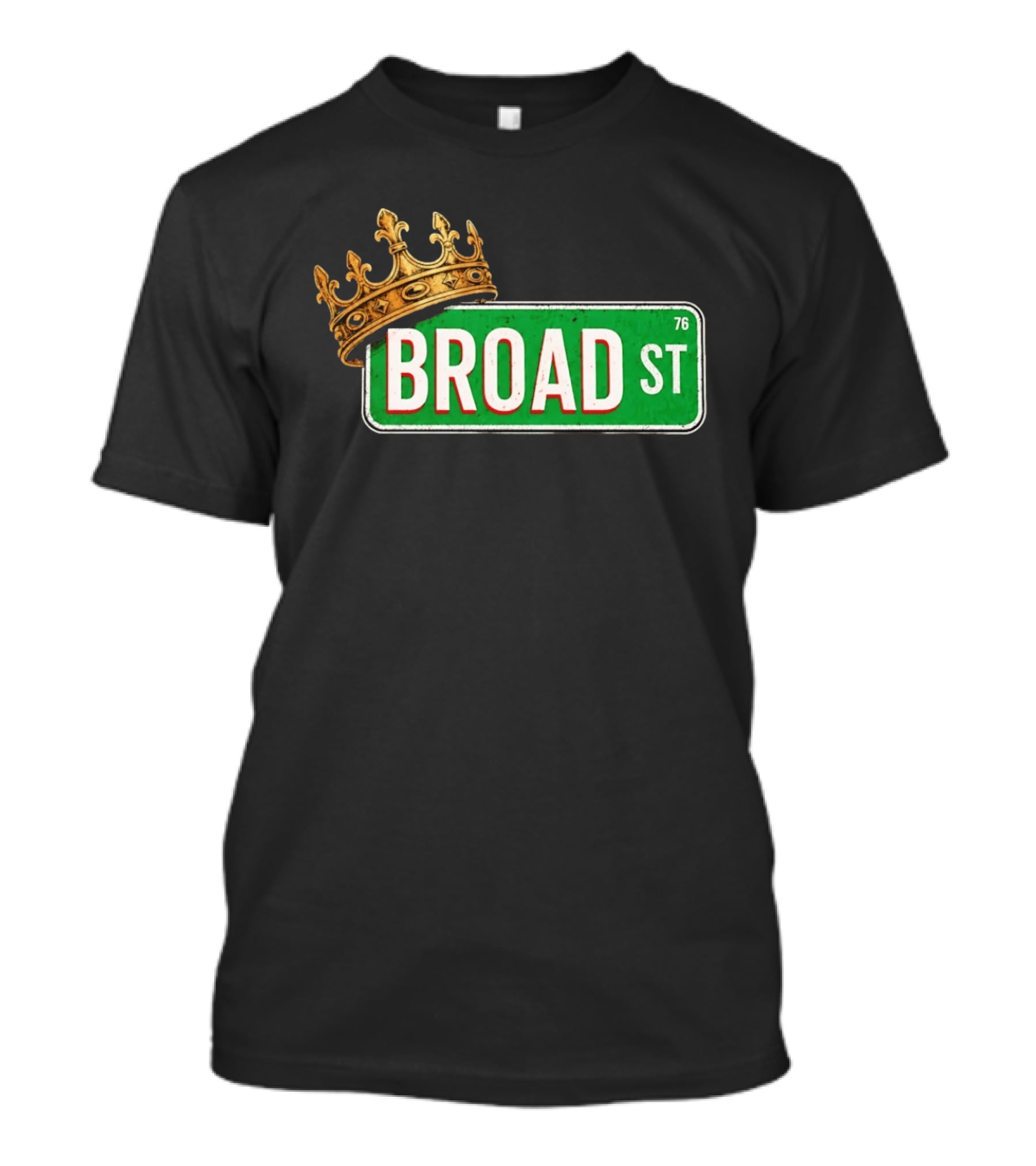 Philadelphia 76ers Broad Street 76 King Crown T-Shirt