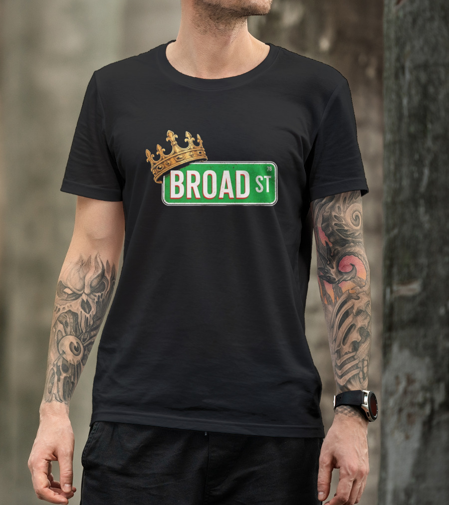 Philadelphia 76ers Broad Street 76 King Crown T-Shirt