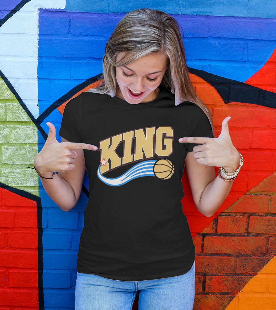 Philadelphia 76ers King Basketball Lebron James T-Shirt