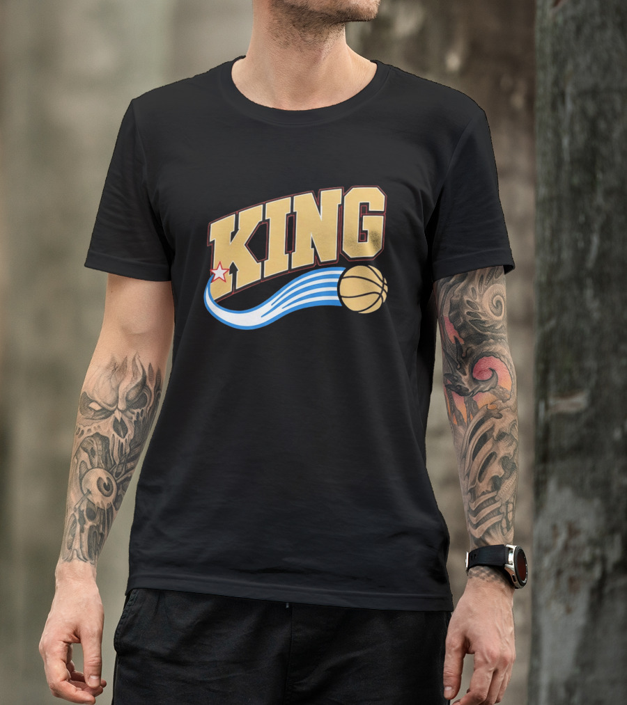 Philadelphia 76ers King Basketball Lebron James T-Shirt