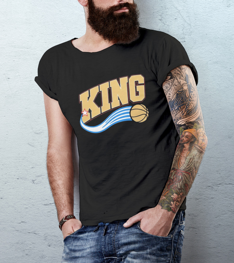 Philadelphia 76ers King Basketball Lebron James T-Shirt