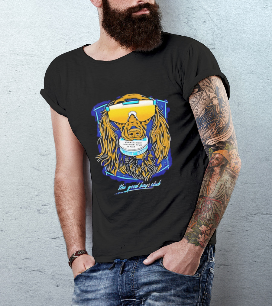The Good Boys Club Dog Sunglasses Tin T-Shirt