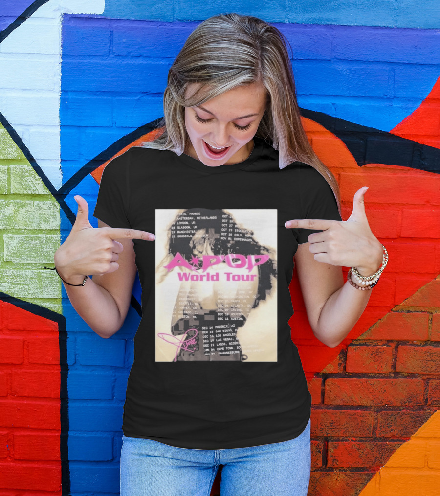 Tyla A Pop World Tour 2026 Paris Amsterdam London Dates And Signature T-Shirt