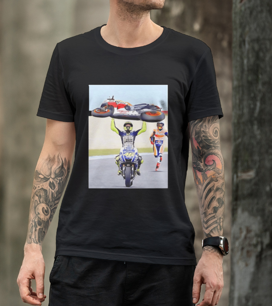 Valentino Rossi Honda MotoGP 46 Victory Celebration 2026 T-Shirt