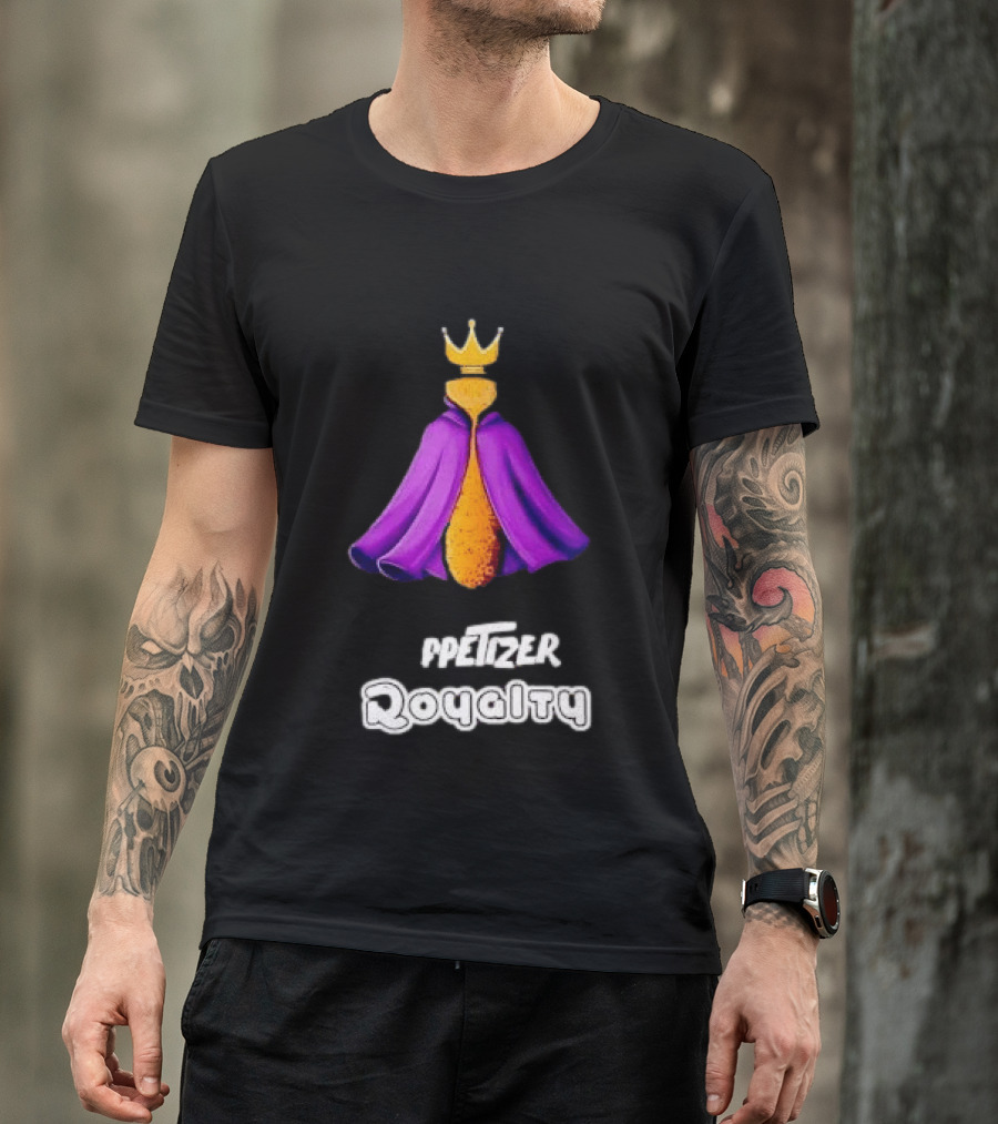 Crowned Nugget Appetizer Royalty Kingscape T-Shirt