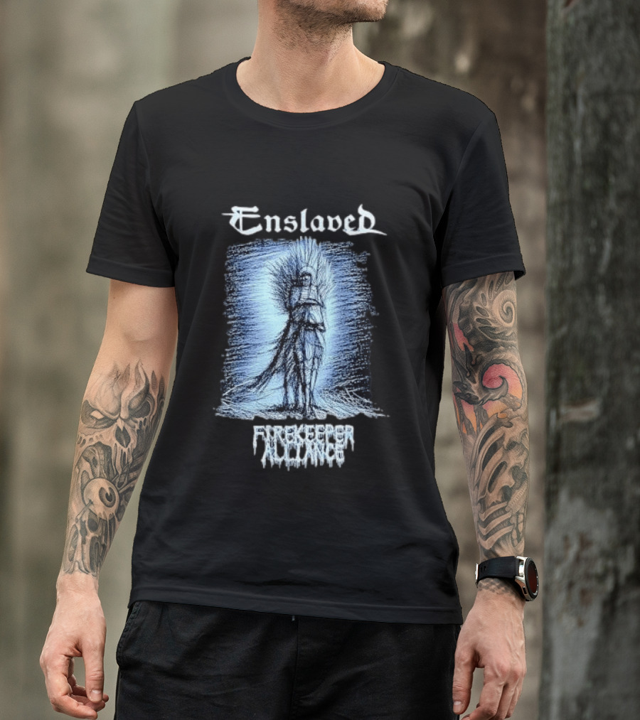 Enslaved Firekeeper Alliance Heavy Metal Band T-Shirt