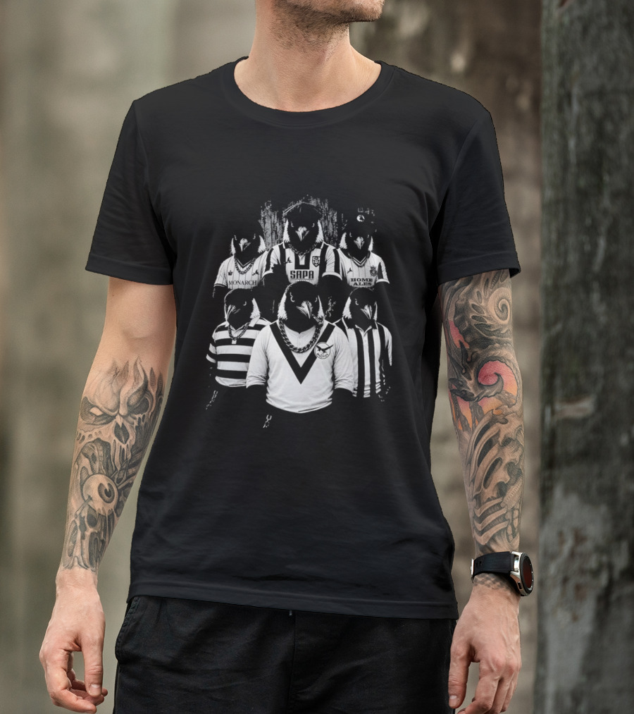 Notts County Gangster Magpies Football Team Characters T-Shirt