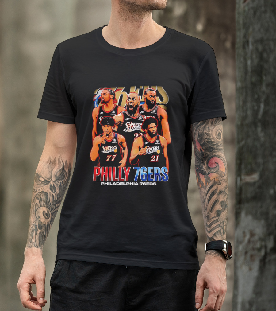 Philly 76Ers Philadelphia 76Ers Lebron James Basketball Team Players T-Shirt