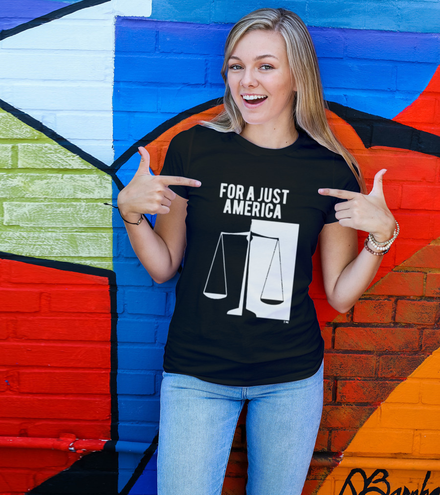 Resist For A Just America Scales Of Justice T-Shirt