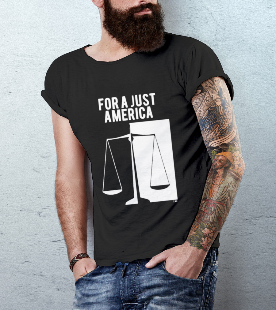 Resist For A Just America Scales Of Justice T-Shirt