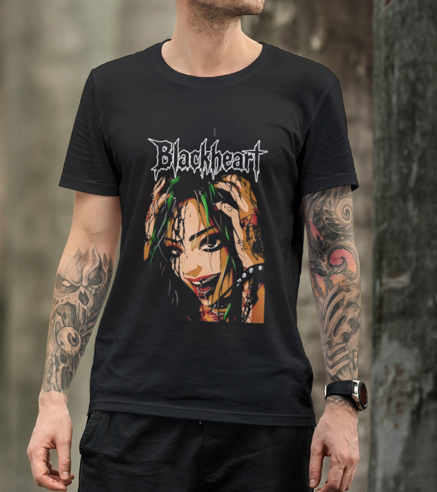 Shotzi Blackheart Knows Blackheart Green Hair T-Shirt