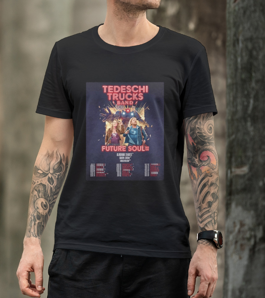 Tedeschi Trucks Band Future Soul 2026 Tour Dates Alabama Shakes Sheryl Crow Lukas Nelson T-Shirt