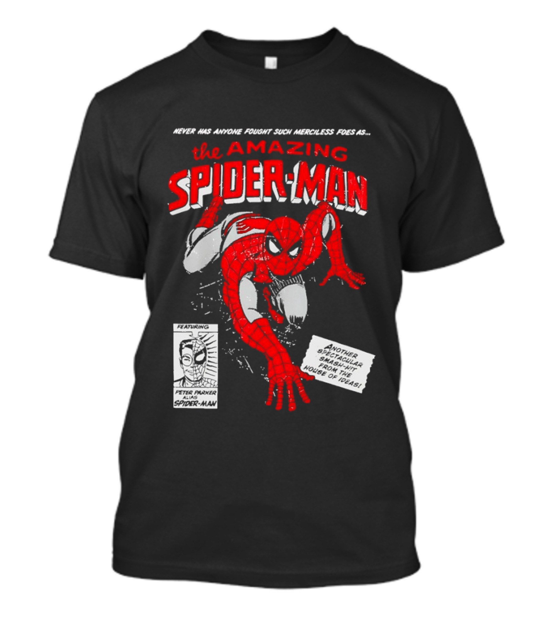 Never Has Anyone Fought Such Merciless Foes As The Amazing Spider Man Marvel Superhero T-Shirt