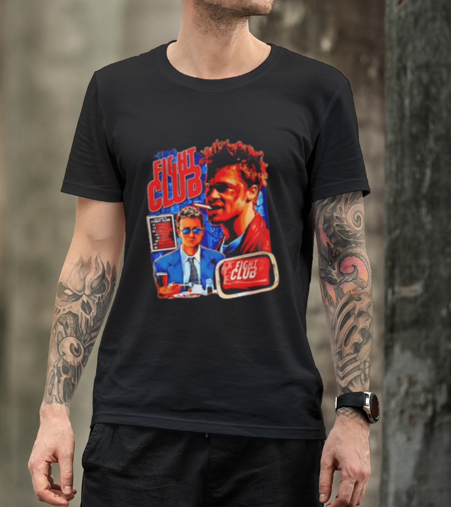 Tyler Durden The Narrator Fight Club Welcome To Fight Club Do Not Talk About T-Shirt