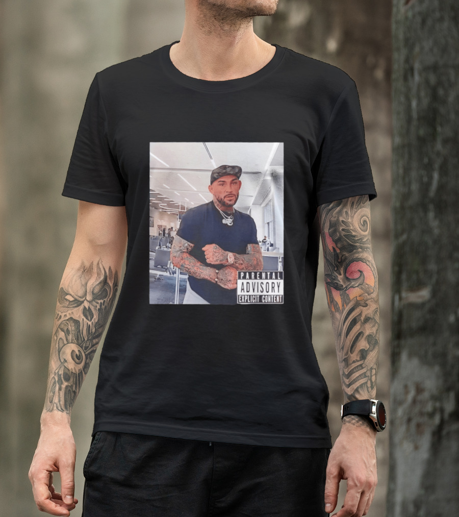 UFC Dustin Poirier Parental Advisory Explicit Content T-Shirt