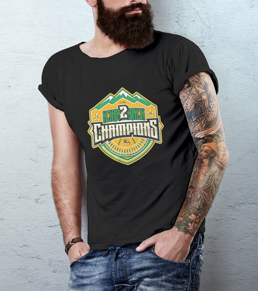 Utah Talons 2026 AUSBL Back 2 Back Champions T-Shirt