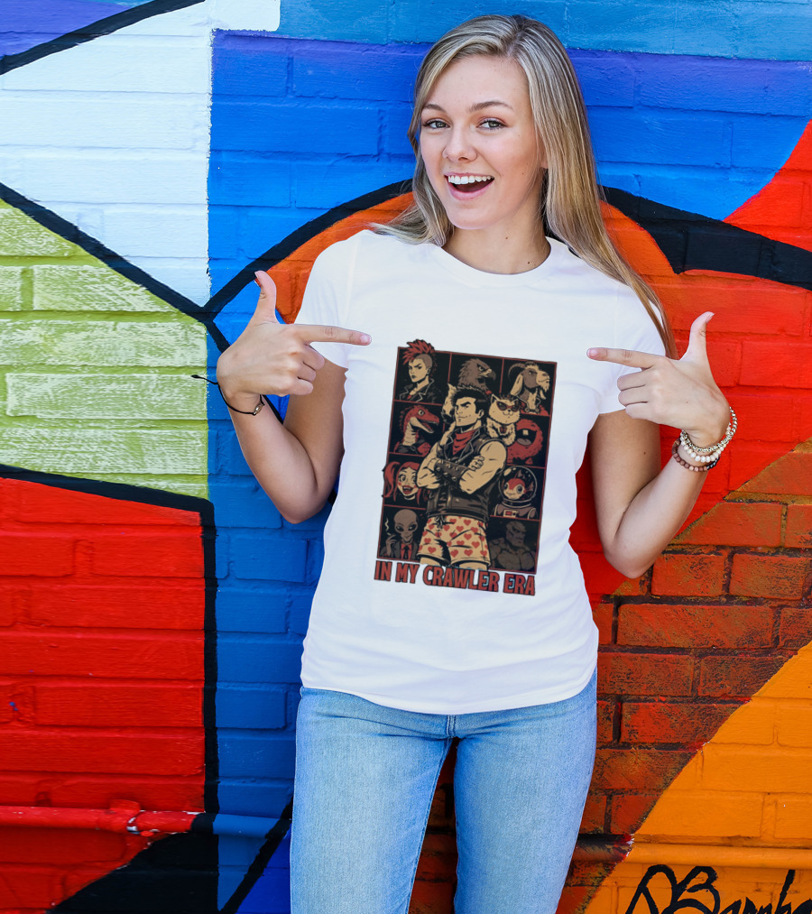 In My Crawler Era Retro Punk Characters And Animals T-Shirt