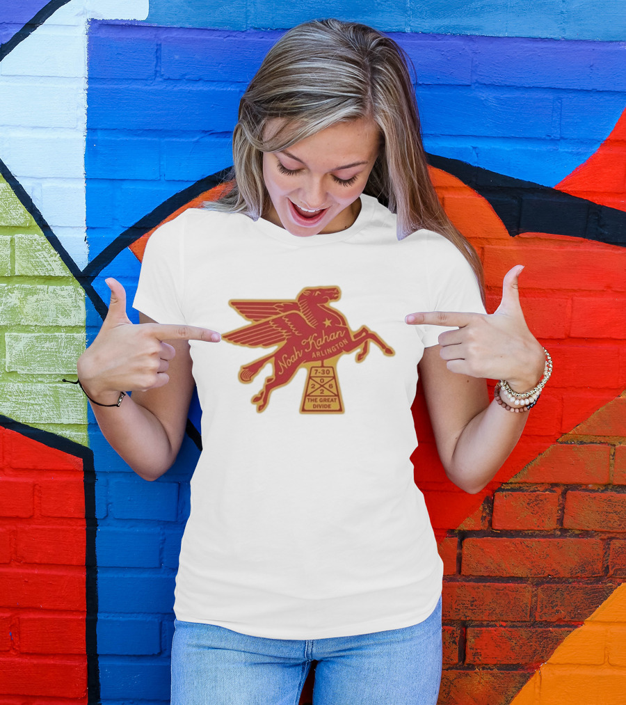Noah Kahan Arlington July 30 2026 The Great Divide Pegasus T-Shirt