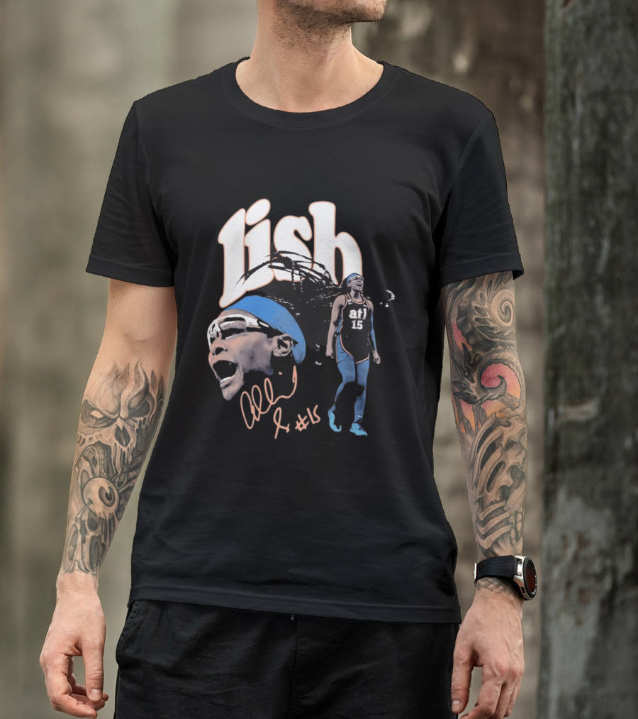 Allisha Gray Lish Atlanta Dream No 15 ATL Women's Sports T-Shirt