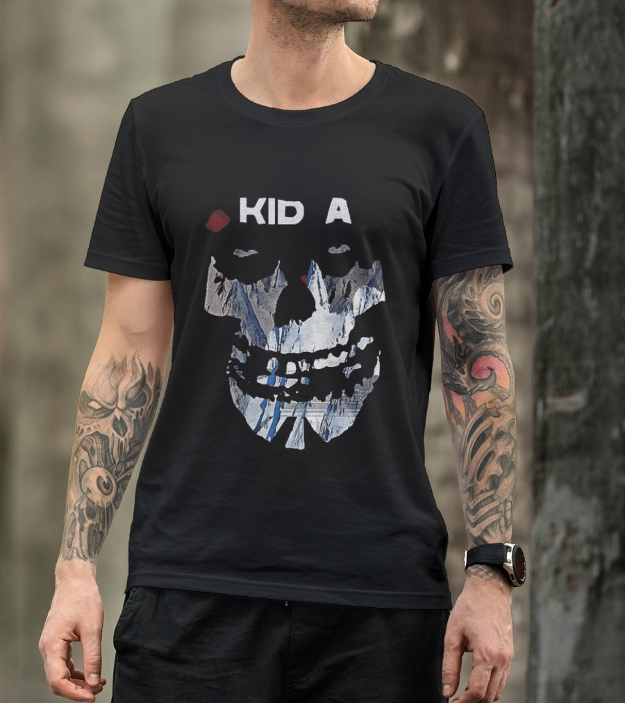 Kid A Fiend Skull Meme T-Shirt