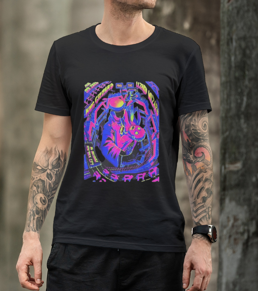 King Gizzard And The Lizard Wizard August 23 2026 New York City Concert Under The K Bridge Park T-Shirt