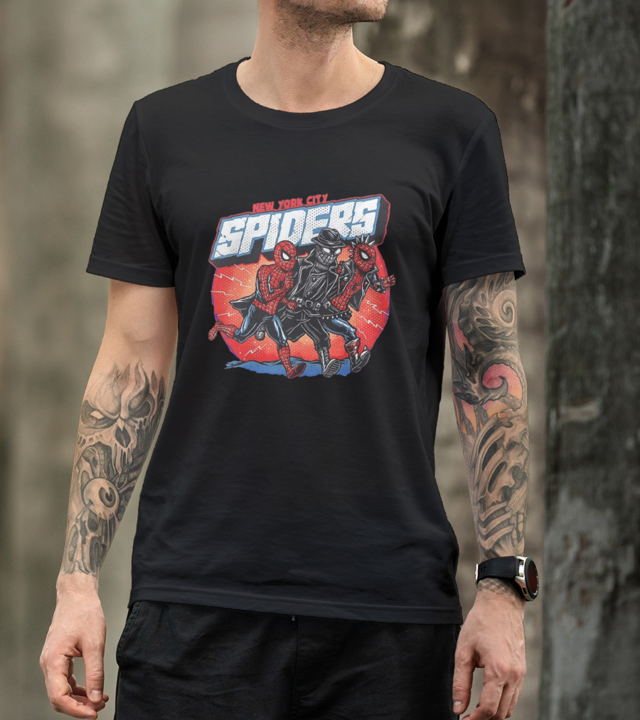 New York City Spiders Spider Man Noir Spider Punk T-Shirt