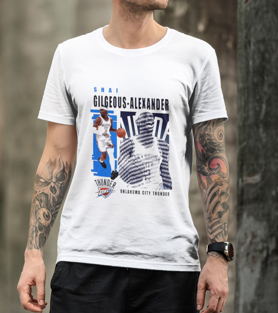 Shai Gilgeous Alexander Oklahoma City Thunder Basketball Highlights T-Shirt