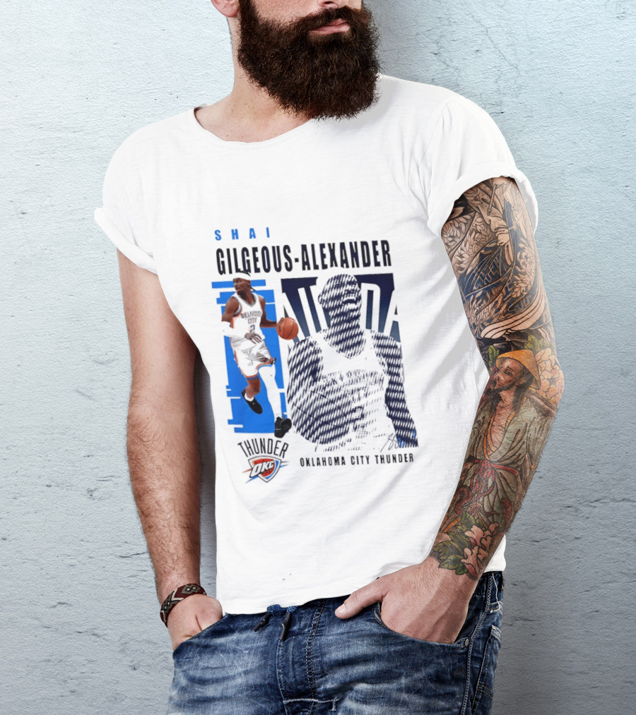 Shai Gilgeous Alexander Oklahoma City Thunder Basketball Highlights T-Shirt