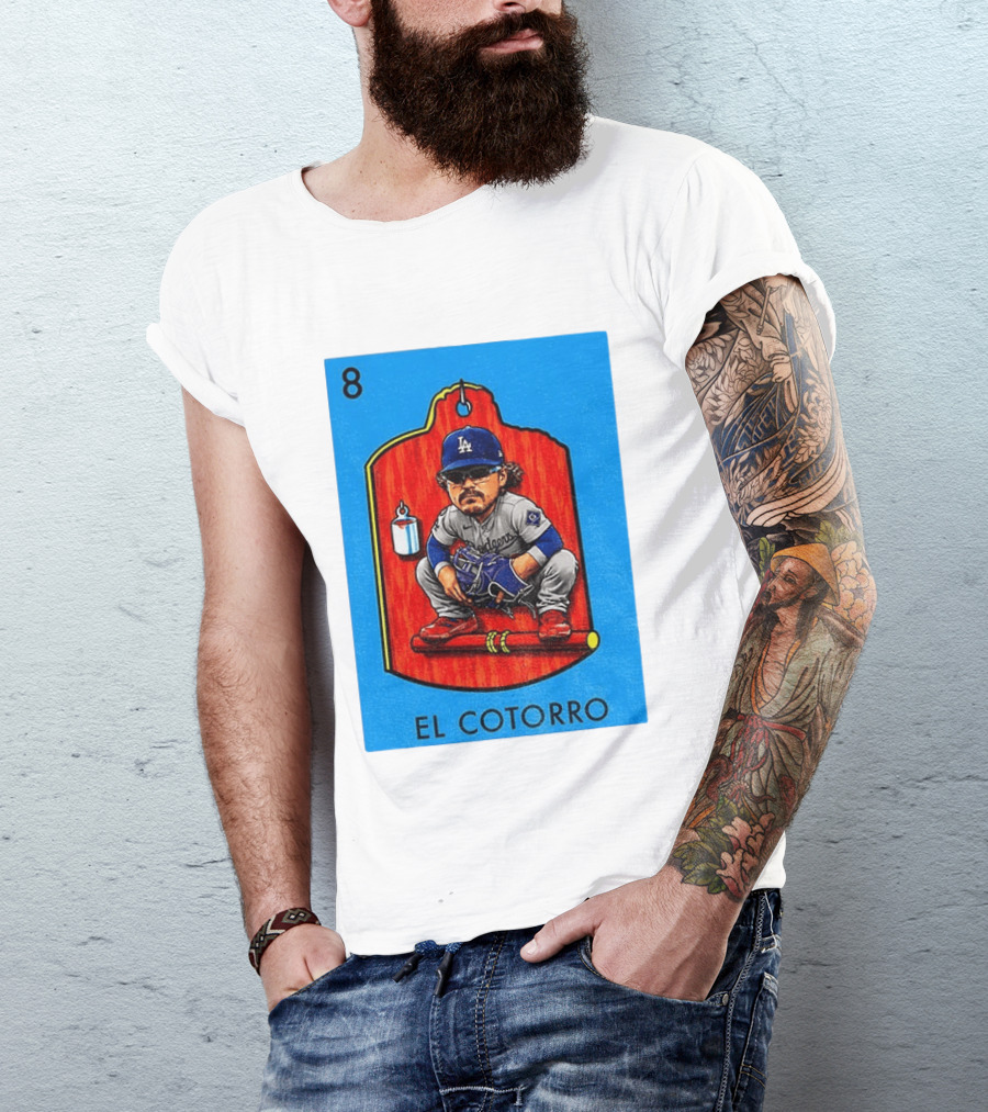 Joe Kelly Dodgers El Cotorro Loteria Card 8 T-Shirt