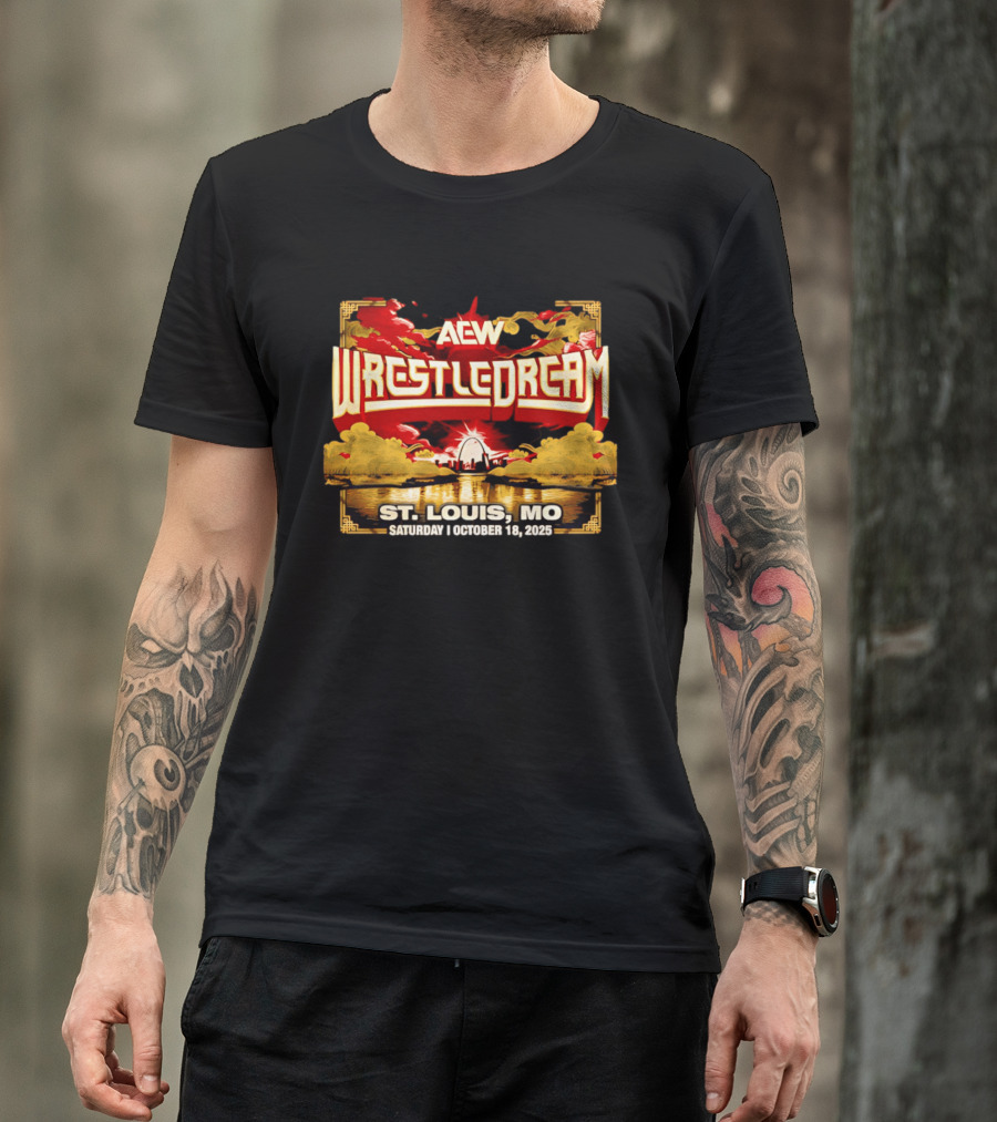 AEW WrestleDream October 18 2025 St Louis MO Event T-Shirt