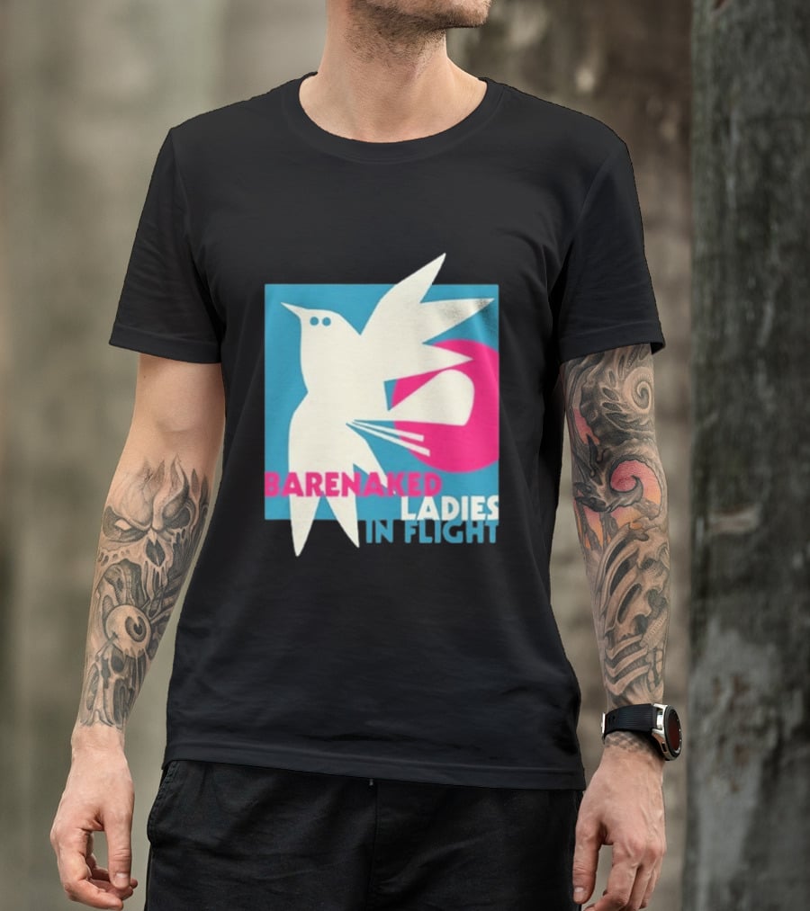 Barenaked Ladies In Flight Bird Tour 2024 Art Vintage Concert T-Shirt